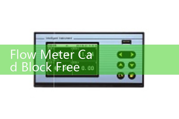 Flow Meter Cad Block Free Download Hub: Accessing High-Quality DWG Architecture Files